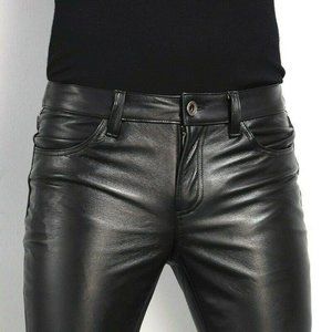 RUBIO MENS PREMIUM  LEATHER PANTS